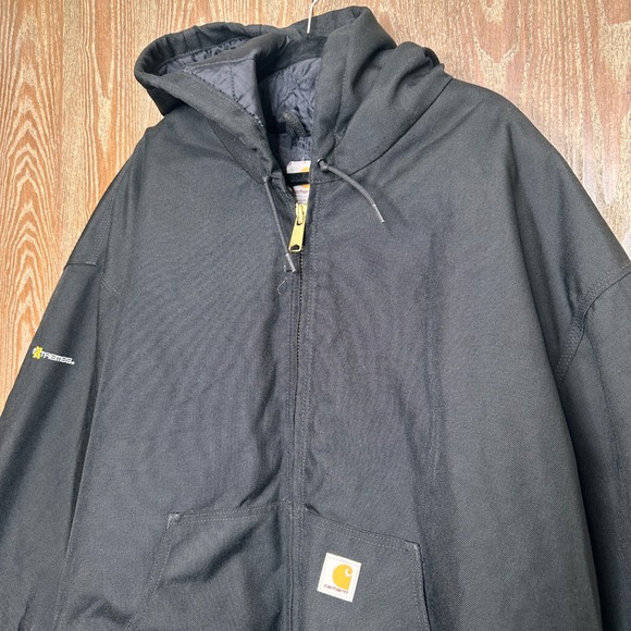 Carhartt Yukon Extremes Insulated Hooded Jacket Mens 5XL Regular J133 Full Zip - Picture 8 of 8